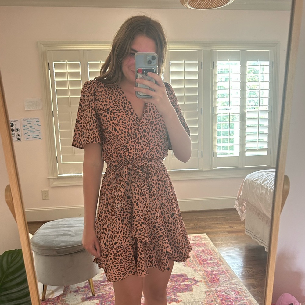 leopard print mini dress! - Picture 3 of 7